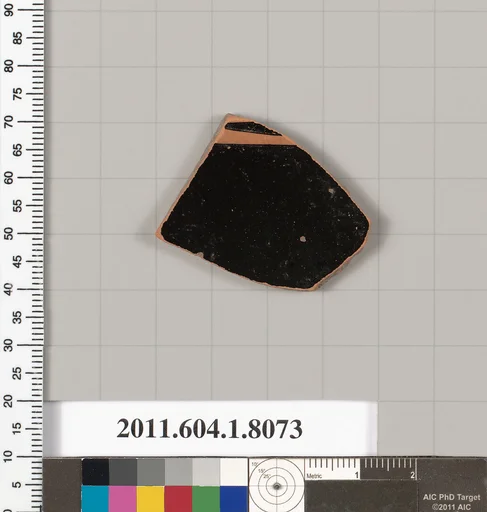 Terracotta fragment of a kylix (drinking cup)