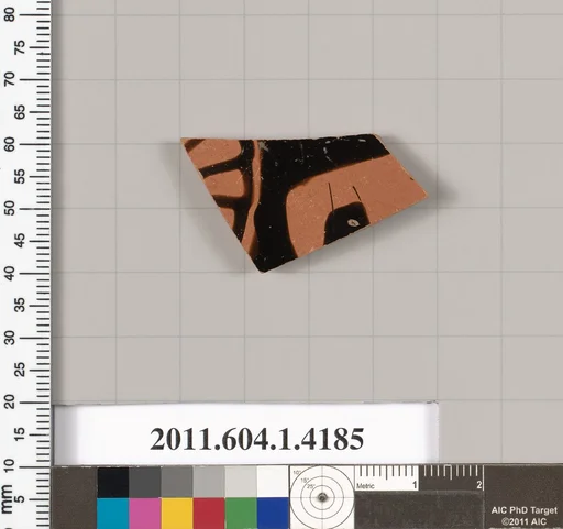 Terracotta fragment of a kylix (drinking cup)