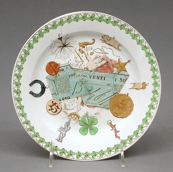 Dessert dish — Società Ceramica Richard