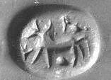 Stamp seal (scarab) with animal