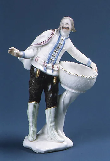 Sweetmeat vendor (one of a pair)