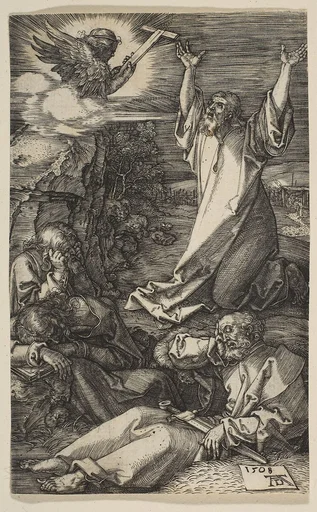 Christ on the Mount of Olives, from "The Passion"