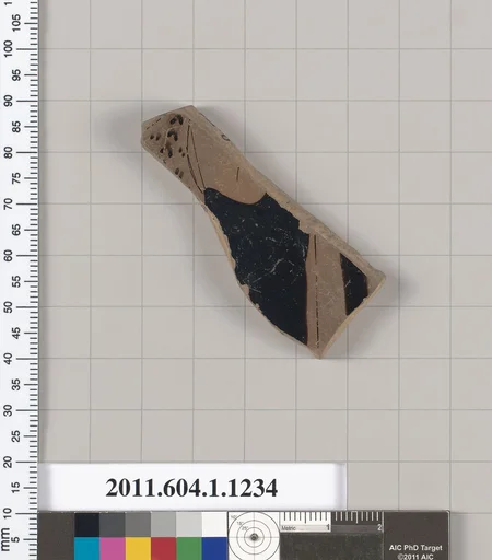 Terracotta fragment of a kylix (drinking cup)