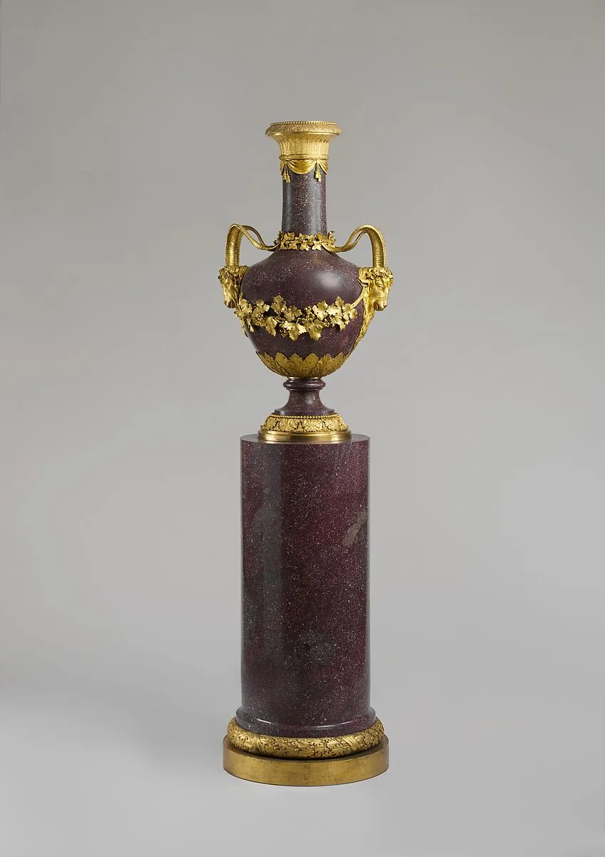 Vase on a column stand — Pierre Philippe Thomire|François Joseph Belanger|Augustin Bocciardi|Hôtel des Menus-Plaisirs, Versailles