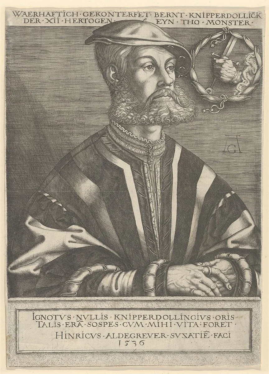 Bernt Knipperdolling — Heinrich Aldegrever