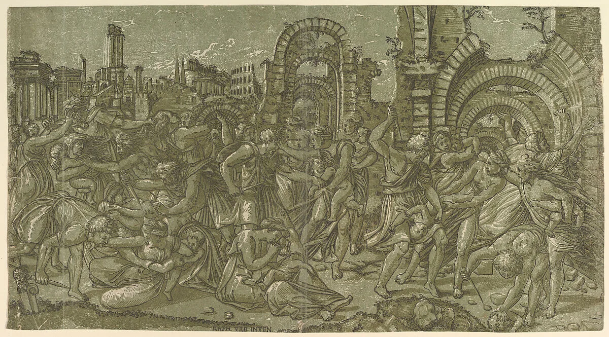 Massacre of the Innocents — Master ND|Raphael (Raffaello Sanzio or Santi)