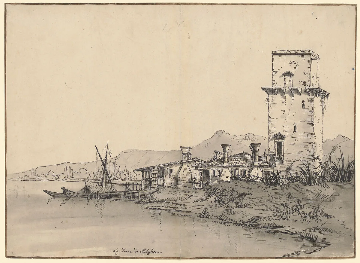 The Tower of Marghera — Bernardo Bellotto