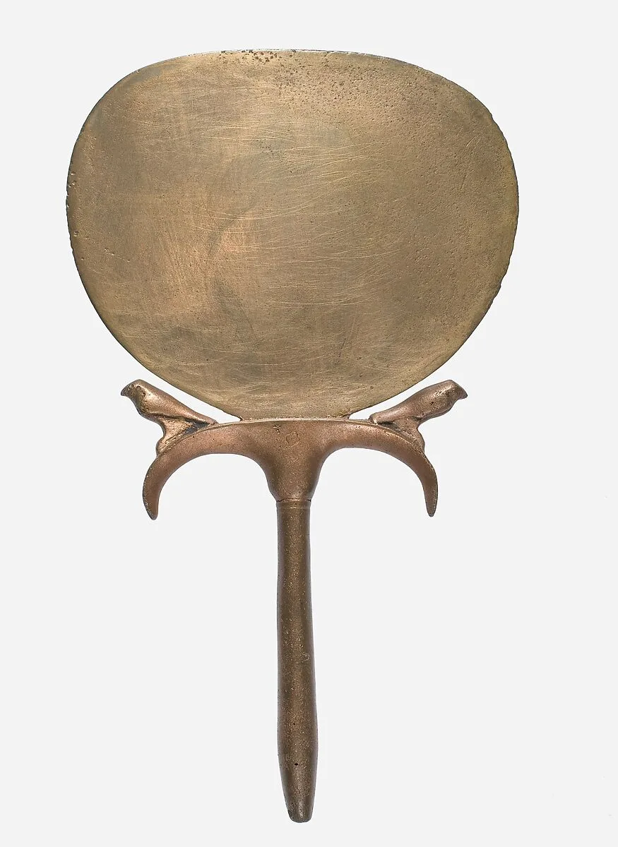 Mirror with Two Falcons on the Handle — Unknown