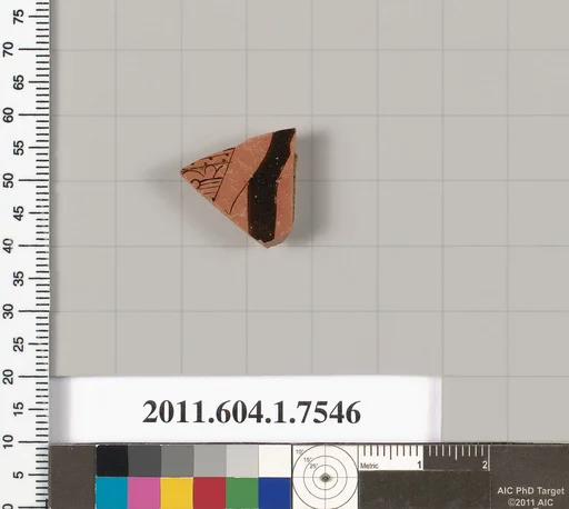 Terracotta fragment of a kylix (drinking cup)