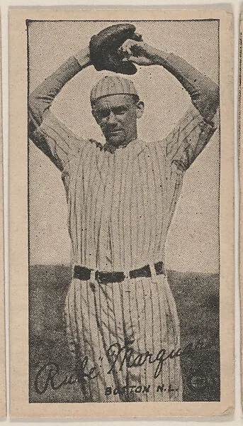 "Rube" Marquard, Boston, N.L., Baseball strip card (W572) — Unknown