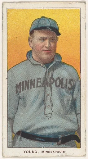 Young, Minneapolis, American Association, from the White Border series (T206) for the American Tobacco Company