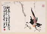現代 趙少昂 鳴雀圖 冊頁|Chirping Bird — Zhao Shao'ang