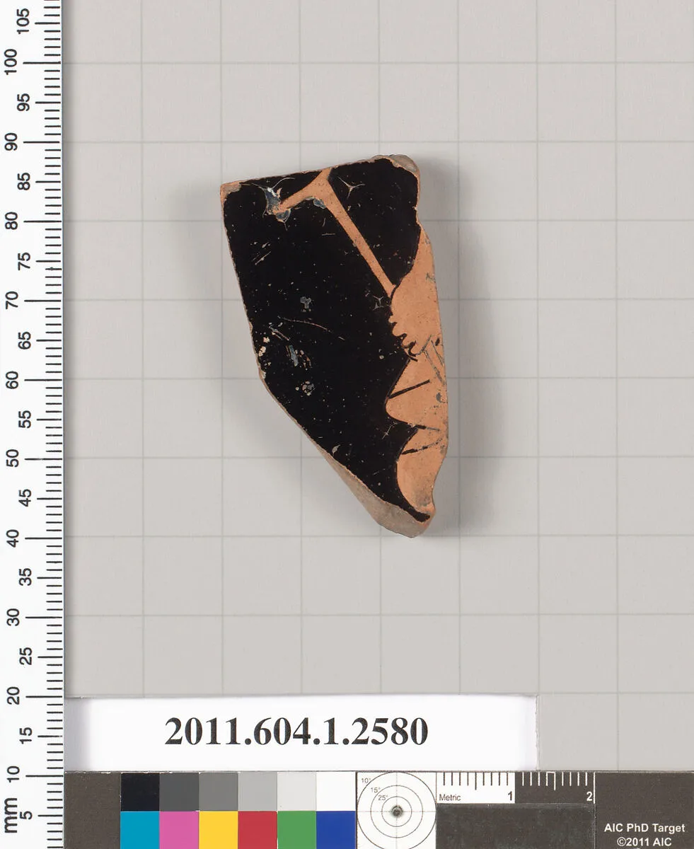 Terracotta fragment of a kylix (drinking cup) — Unknown