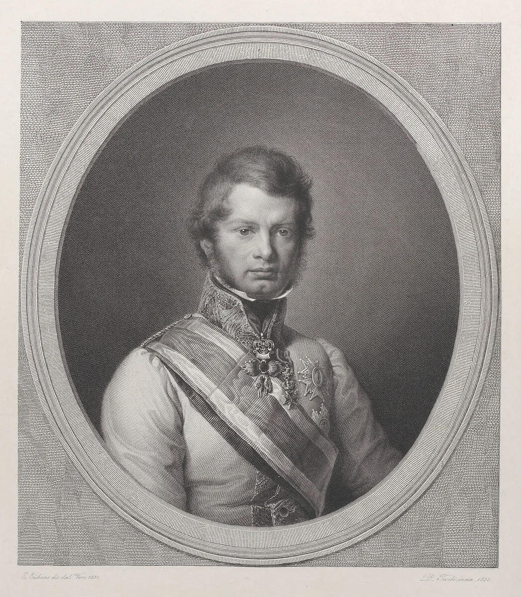 Portrait of Leopold II, Grand Duke of Tuscany — Paolo Toschi|Eduard Eichens|Leopold II, Grand Duke of Tuscany