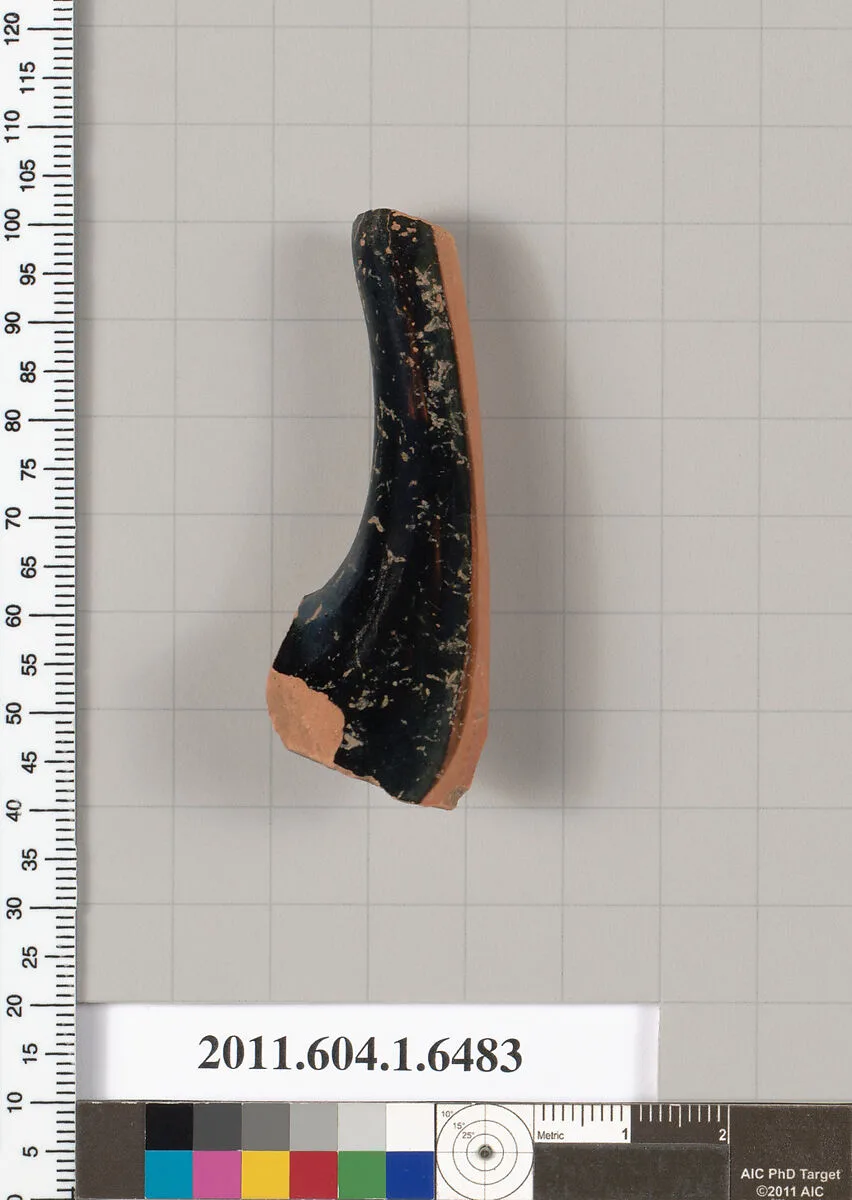 Terracotta fragment of a kylix (drinking cup) — Unknown