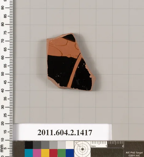Terracotta fragment of a skyphos (deep drinking cup)