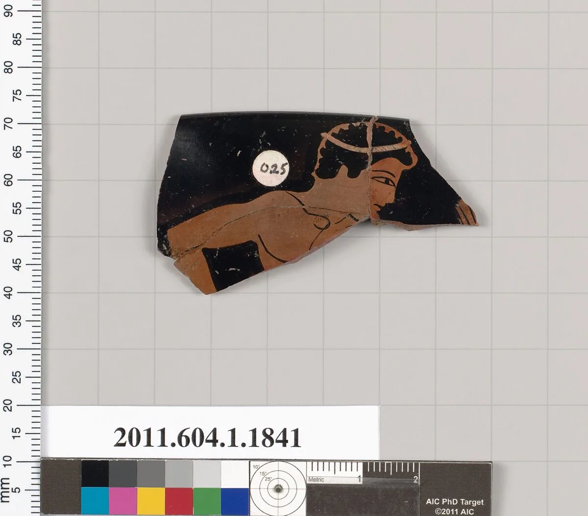 Terracotta rim fragment of a kylix (drinking cup) — Unknown