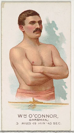 William O'Connor, Oarsman, from World's Champions, Series 2 (N29) for Allen & Ginter Cigarettes