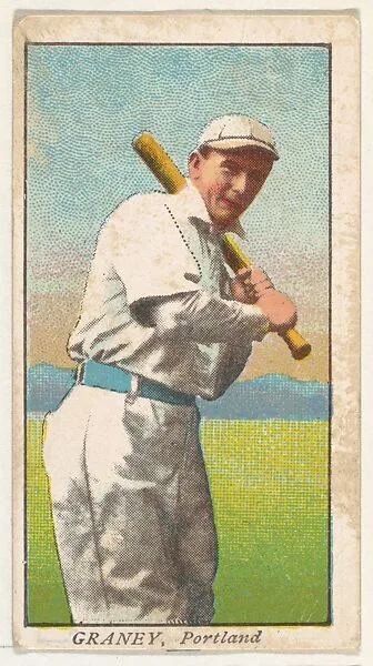 Graney, Portland, from the "Obak Baseball Players" set (T212), issued by the American Tobacco Company to promote Obak Mouthpiece Cigarettes — American Tobacco Company