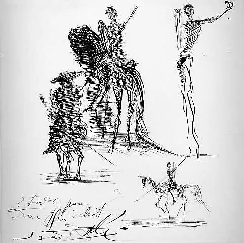 Study for "Don Quixote" — Salvador Dalí