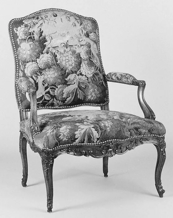 Armchair (one of a set of four) — Aubusson
