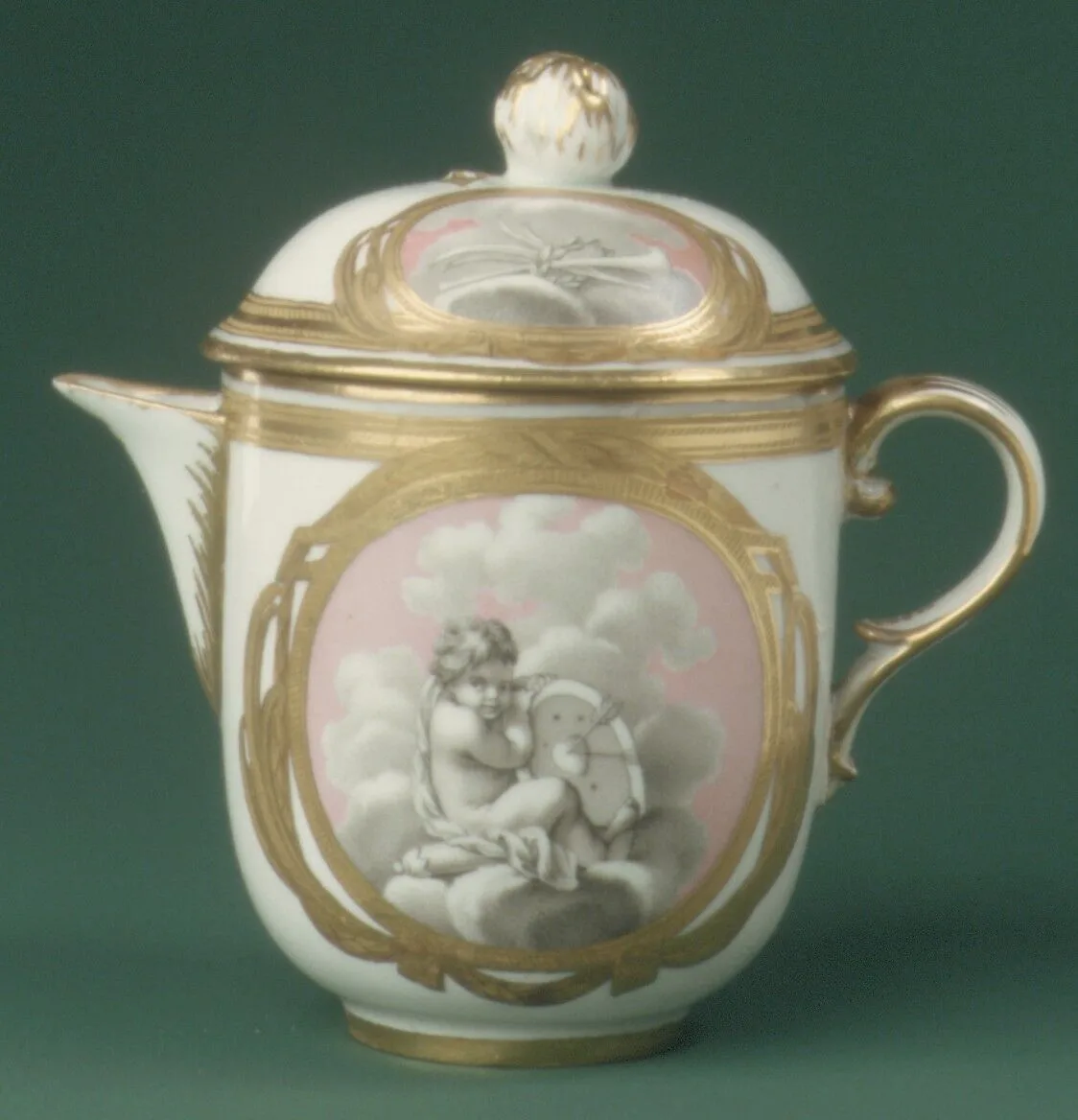 Milk jug (from a tea service) — Imperial Porcelain Manufactory, St. Petersburg