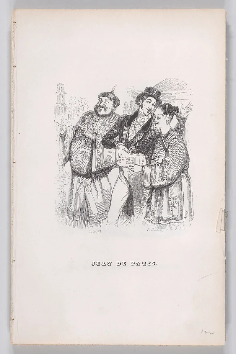 "Jean of Paris" from The Complete Works of Béranger — Fournier & Perrotin|J. J. Grandville|Pierre Jean de Béranger