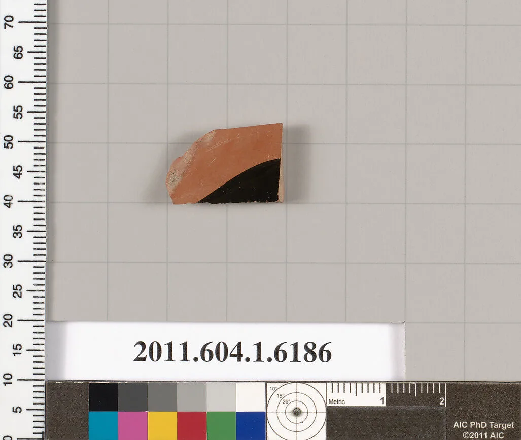 Terracotta fragment of a kylix (drinking cup) — Unknown