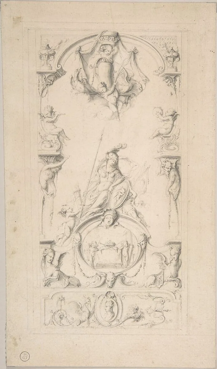Study for an Ornamental Panel — Jean Bernard Toro