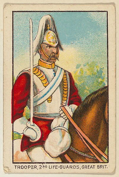 Trooper, 2nd Life Guards, Great Britain, from the Military series (T79) issued by the American Tobacco Company — American Tobacco Company