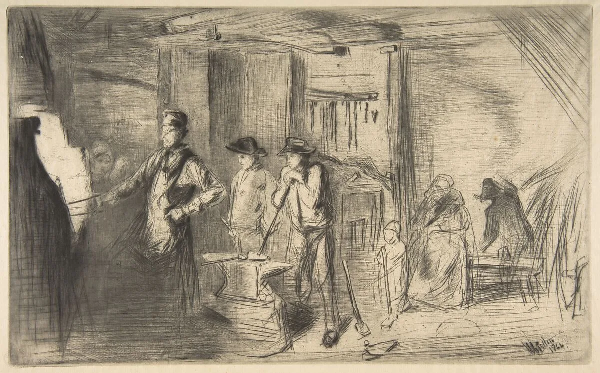 The Forge — James McNeill Whistler