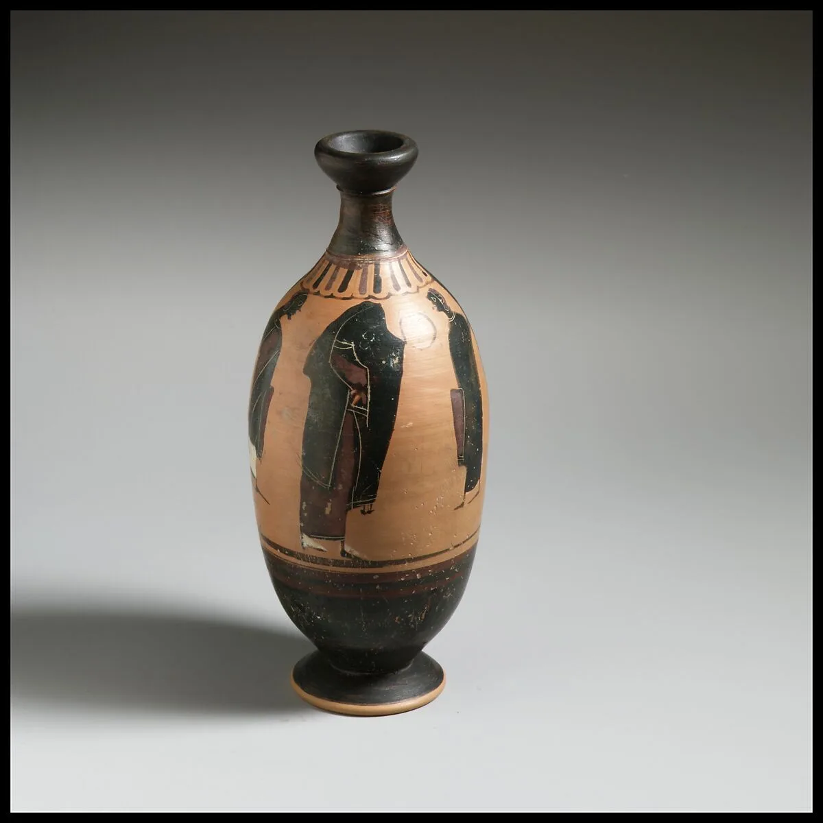Terracotta lekythos (oil flask) — Unknown