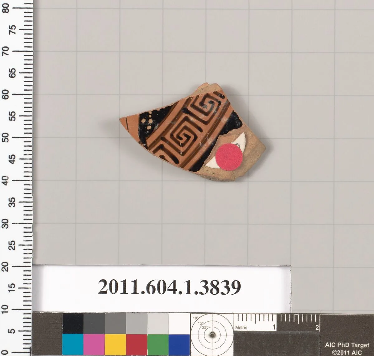 Terracotta fragment of a kylix (drinking cup) — Unknown