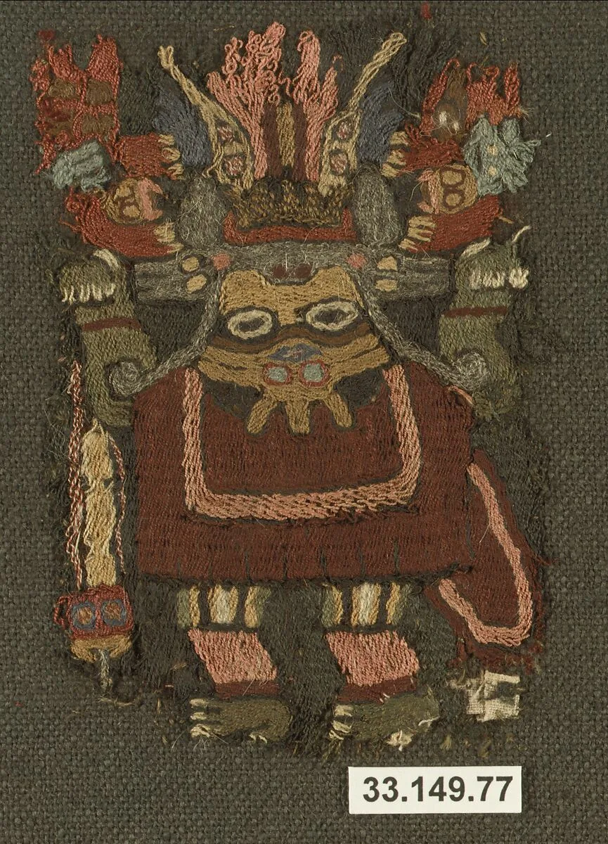 Embroidered Mantle Fragment — Unknown