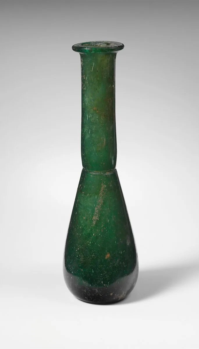 Glass perfume bottle — Unknown