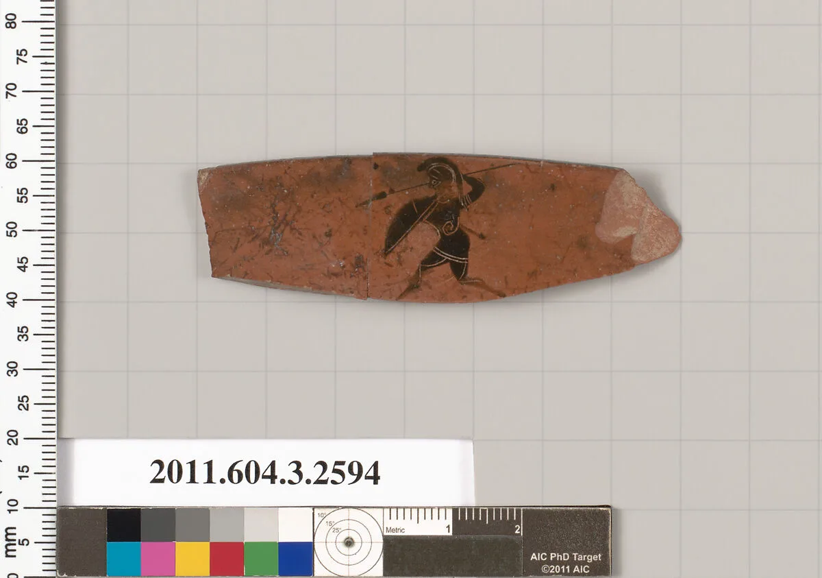 Terracotta rim fragment of a kylix: lip-cup (drinking cup) — Unknown