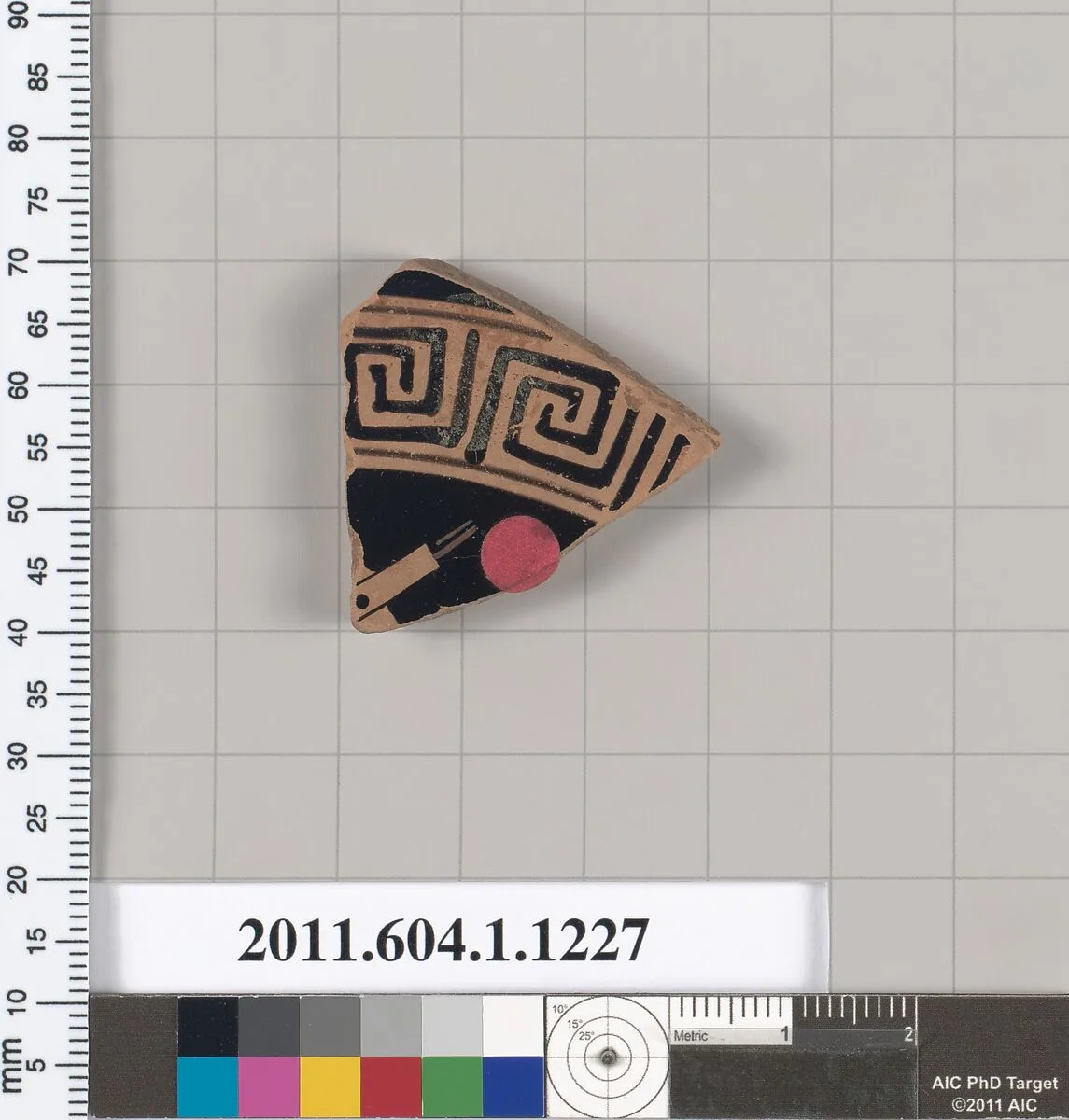 Terracotta fragment of a kylix (drinking cup) — Unknown