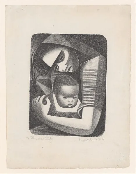 Mother and Child — Elizabeth Catlett