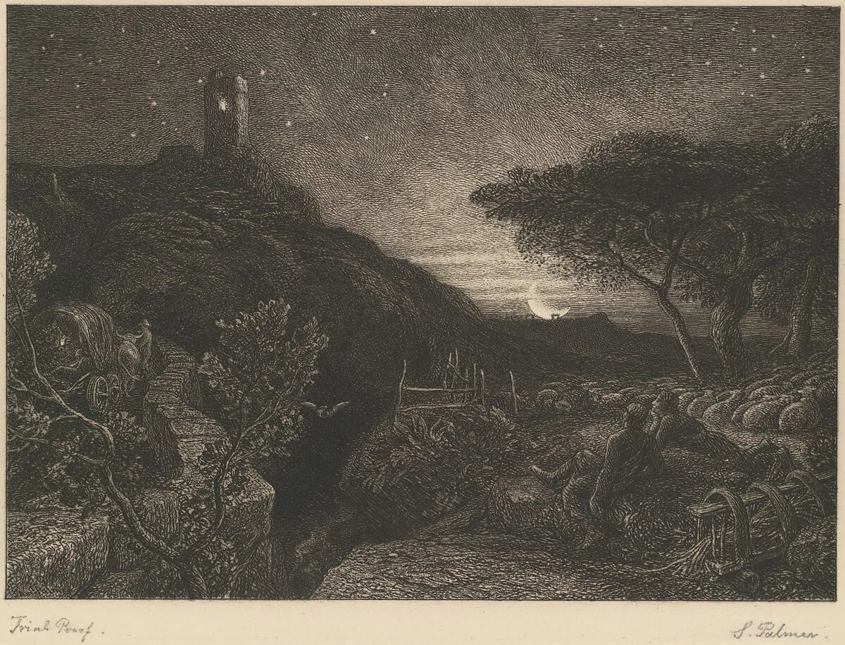 The Lonely Tower — Samuel Palmer