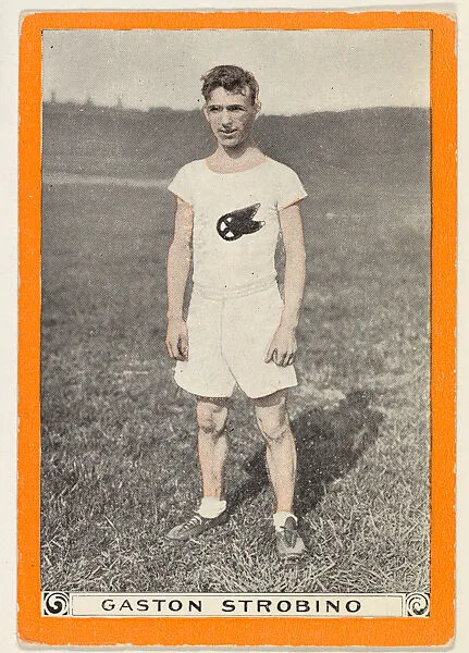 Gaston Strobino, from for the World's Champion Athletes series (T230) — Pan Handle Scrap Company