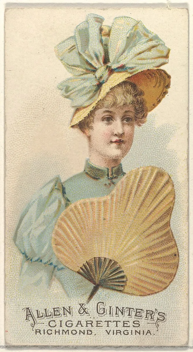 Plate 39, from the Fans of the Period series (N7) for Allen & Ginter Cigarettes Brands — Allen & Ginter|Schumacher & Ettlinger