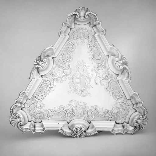 Salver for a teakettle