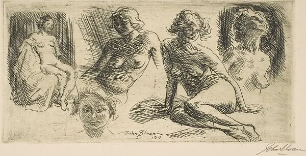 Nude Sketches — John Sloan