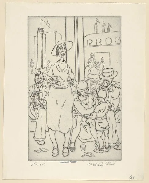Lunch — LeRoy Walter Flint|WPA