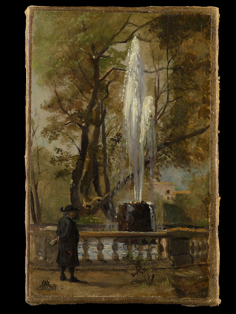 A Fountain in Rome — Wilhelm Marstrand