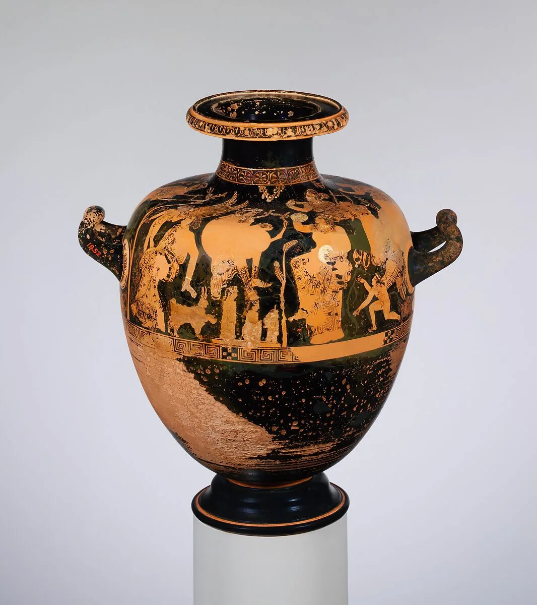 Terracotta hydria (water jar) — Meidias Painter