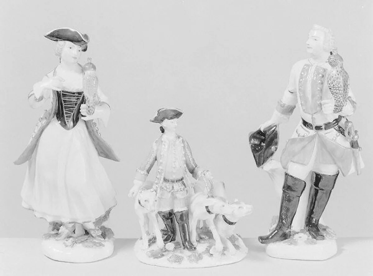 Falconer (one of a pair) — Johann Friedrich Eberlein|Meissen Manufactory