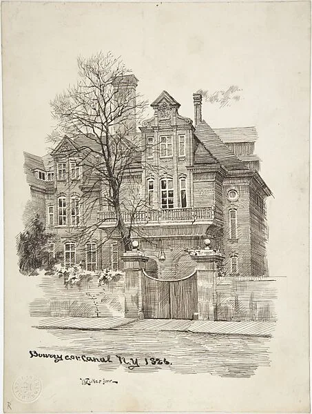 Bowery, Corner of Canal, New York, 1826 — William Luker Jr.