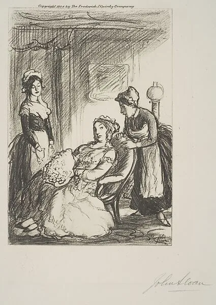 Violette Visits the Baroness — John Sloan