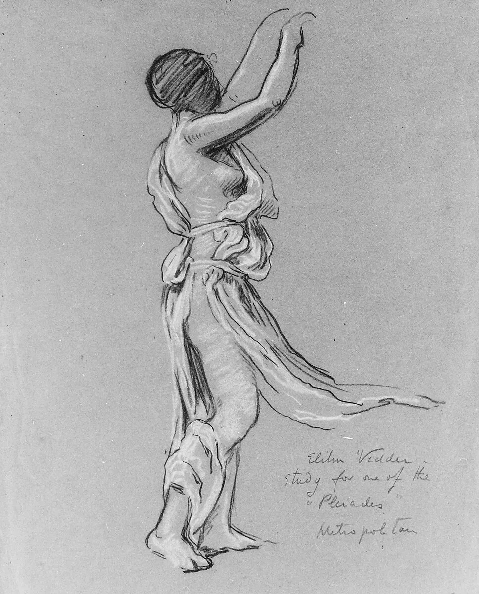 Study for "The Pleiades" — Elihu Vedder